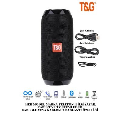 T&G TG-117 Bluetooth Taşınabilir Hoparlör Ses Bombası Siyah