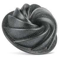 Thermoad Alüminyum Döküm Granit Rüzgar Gülü Kek Kalıbı Rose Granit Gri