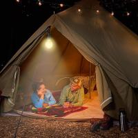 Çadırlar için Şarj Edilebilir LED Şarjlı Kamp Işığı Retro Kamp Lambası