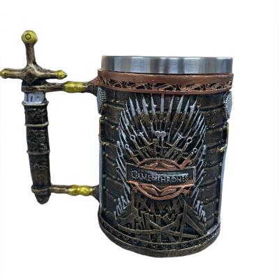 Game Of Thrones Tasarımlı Çelik Kupa Bardak