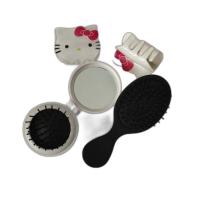 Hello Kitty Sevimli Ayna Tarak Toka Seti Beyaz
