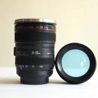 Kamera Lens 3D Tasarım Paslanmaz Çelik Termos Kupa Bardak