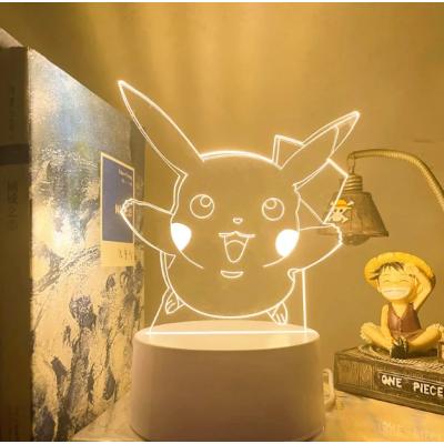 Kawaii Pokemon Pikachu Tasarım USBli Led Işık
