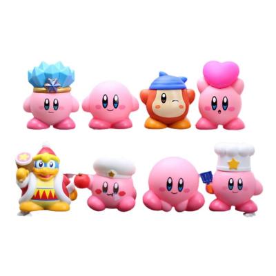 Kirby Cupcake Temalı 8 Parça Figür Seti