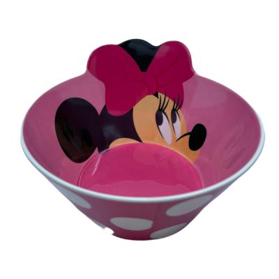 Minnie Mouse Pembe Çok Amaçlı Melamin Kase