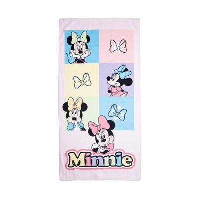Özdilek Minnie Mouse Face Disney Lisanslı Kadife Plaj Havlusu 60x120