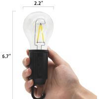 Şarj Edilebilir Taşınabilir LED Kamp Feneri Klipsli 2 Paket Çadır Lambası 