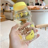 Sevimli Plastik Korean Banana Milk Askılı Şişe - Kore Ürünleri