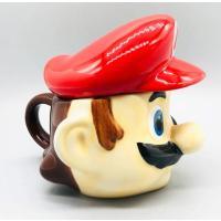 Super Mario 3D Tasarım Şapka Kapaklı Kupa Bardak