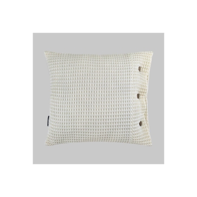Sarev Polendia Ekru Pamuk Dekoratif Kırlent 45*45 cm