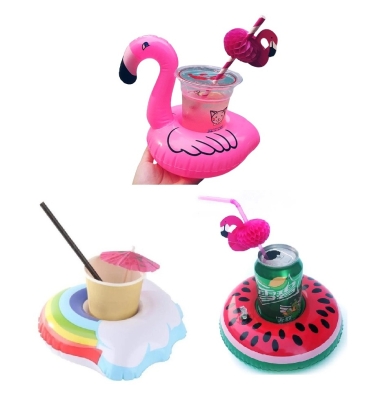 3lü Şişme Havuz Deniz Bardak Tutucu Float Bar Seti