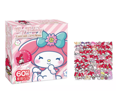60 Parça My Melody Sticker Çıkartma Seti