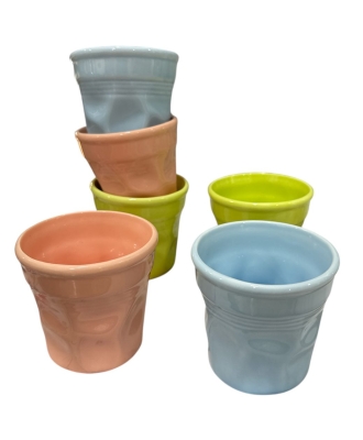 Porselen 6lı Buruşuk Dondurma Kasesi