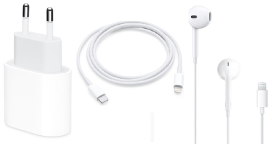 Apple 20W Usb-C Güç Adaptörü + Lightning Konnektörlü Earpods + Usb-C - Lightning Kablosu (1 M)