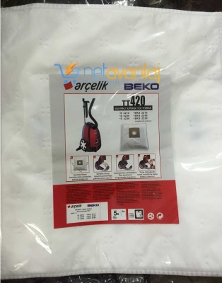 Arçelik S4210 S4240 S4250 Orjinal Microban Torba 20 Adet