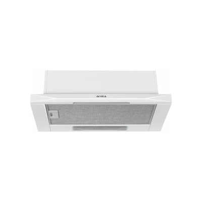 Arnica Eg51020 Sürgülü Çift Motorlu Fırın Üstü Beyaz Mutfak Aspiratörü