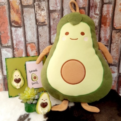 Avokado Yastık Çerçeve ve Saksı Seti