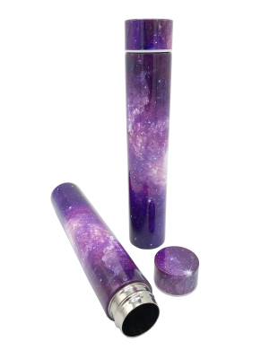 Galaksi Tasarımlı Metal Slim Termos