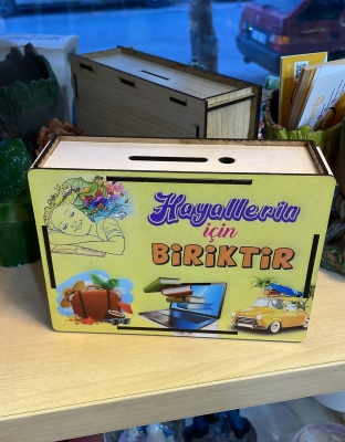 Hedef Kumbarası Para Kutusu 1.000TL Para Biriktirme Kumbarası