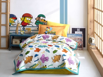 Hobby En Kral Şakir Poplin Kapitone Yatak Örtüsü