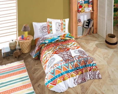 Hobby Mandala Multicolor Çift Kişilik Nevresim Takımı