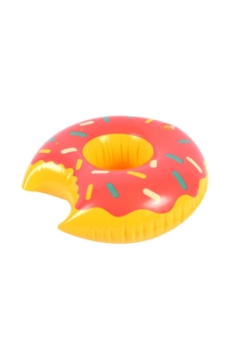 Isırılmış Donut Desenli Şişme Havuz Deniz Bardak Tutucu Float Bar
