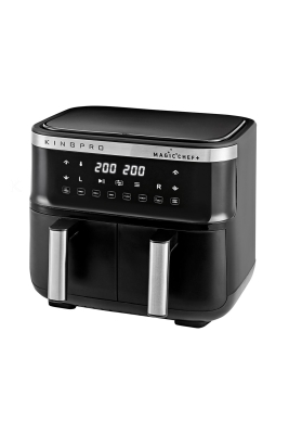 King KYF32 Magicchef + Çift Sepetli Sıcak Hava Fritözü 8 Litre XXL
