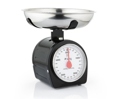 King Nerissa Retro Mutfak Terazisi Siyah KMB-320