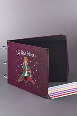 Küçük Prens Kumaş Baskılı Albüm Mor