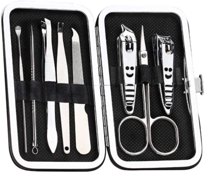 Manikür Pedikür Seti 8 Parça Çantalı Bakım Seti Tırnak Bakım Seti