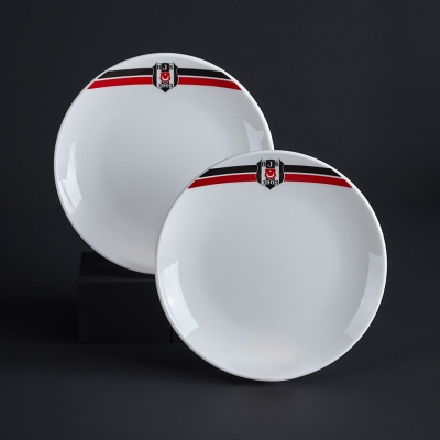 Neva Beşiktaş Çizgili 2'li Servis Tabağı