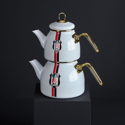 Neva Beşiktaş Çizgili Çaydanlık