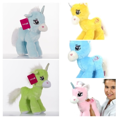 Peluş Unicorn Tek Boynuzlu At 35 Cm Küçük Boy 5 Renk
