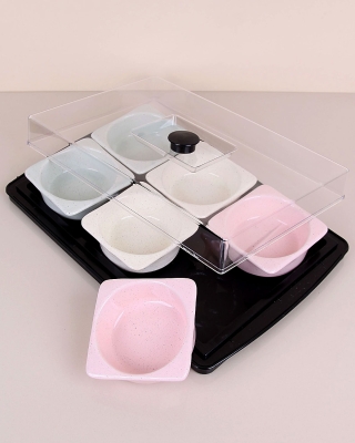 Renkli 8 Parça Kahvaltılık Seti