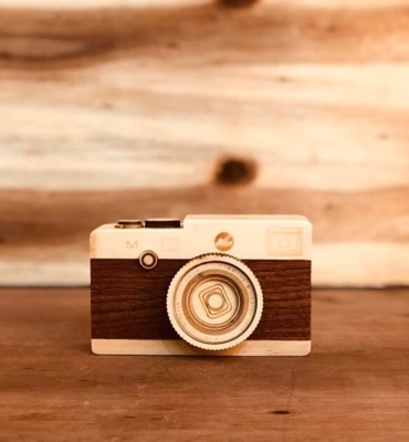 Retro Tasarım Fotoğraf Makinesi Hareketli Müzik Kutusu