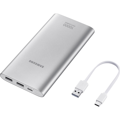Samsung 10.000 mAh Taşınabilir Hızlı Şarj Cihazı (Gümüş) Type-C EB-P1100CSEGWW P1100CSEGTR