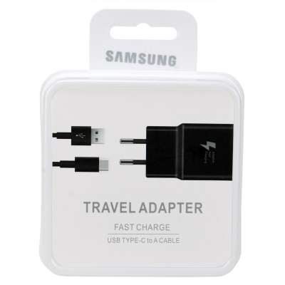 Samsung TA20 C-TYPE Orijinal Hızlı Seyahat Şarjı Siyah EP-TA20EWECGWW