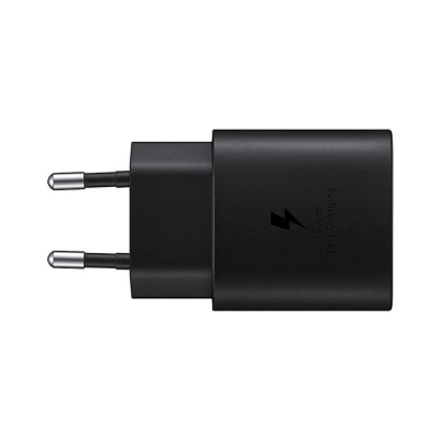 Samsung Ta80 TypeC 25W Siyah Hızlı Şarj Aleti Siyah