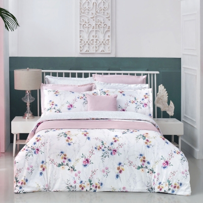 Sarev Ashley King Size Pamuk Saten Nevresim Takımı