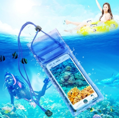 Su Altı Çekimi Su Geçirmez Şeffaf Kilitli Cep Telefonu Kılıfı