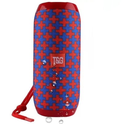 T&G TG-117 Bluetooth Taşınabilir Hoparlör Ses Bombası Kırmızı Lacivert