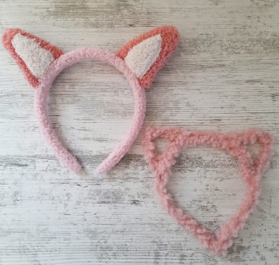 Tavşan Ve Kedi Kulaklı Peluş Taç Seti