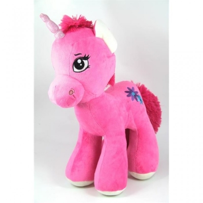 Peluş Tekboynuz Unicorn At Pembe