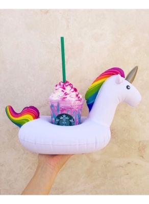 Unicorn Şişme Havuz Deniz Bardak Tutucu Float Bar