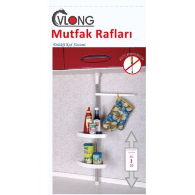 Vlong Pratik Mutfak Rafı VLJ-06 24 Cm