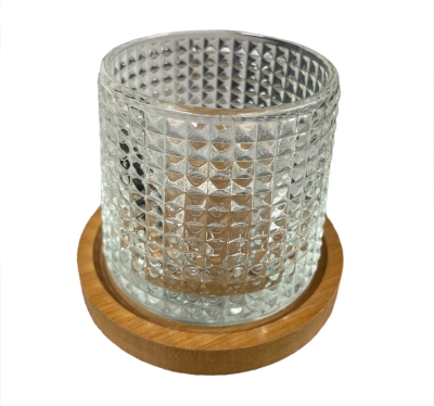 Ahşap Tabaklı Dönen Viski Shot Bardağı