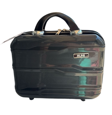 Alpa PP Silikon Makyaj Tıraş Çantası Siyah