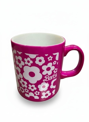 Barbie Papatya Seramik Çay Kahve Kupası