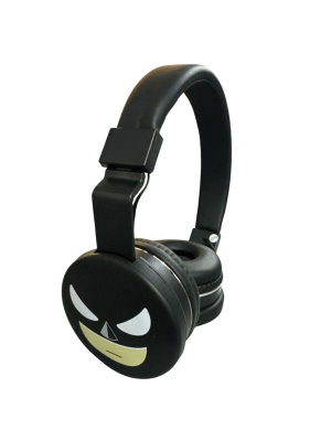Batman Kablosuz Bluetooth Katlanabilir Kulaküstü Kulaklık Siyah