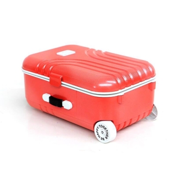 Bavul Tasarımlı Müzik ve Takı Kutusu Kırmızı